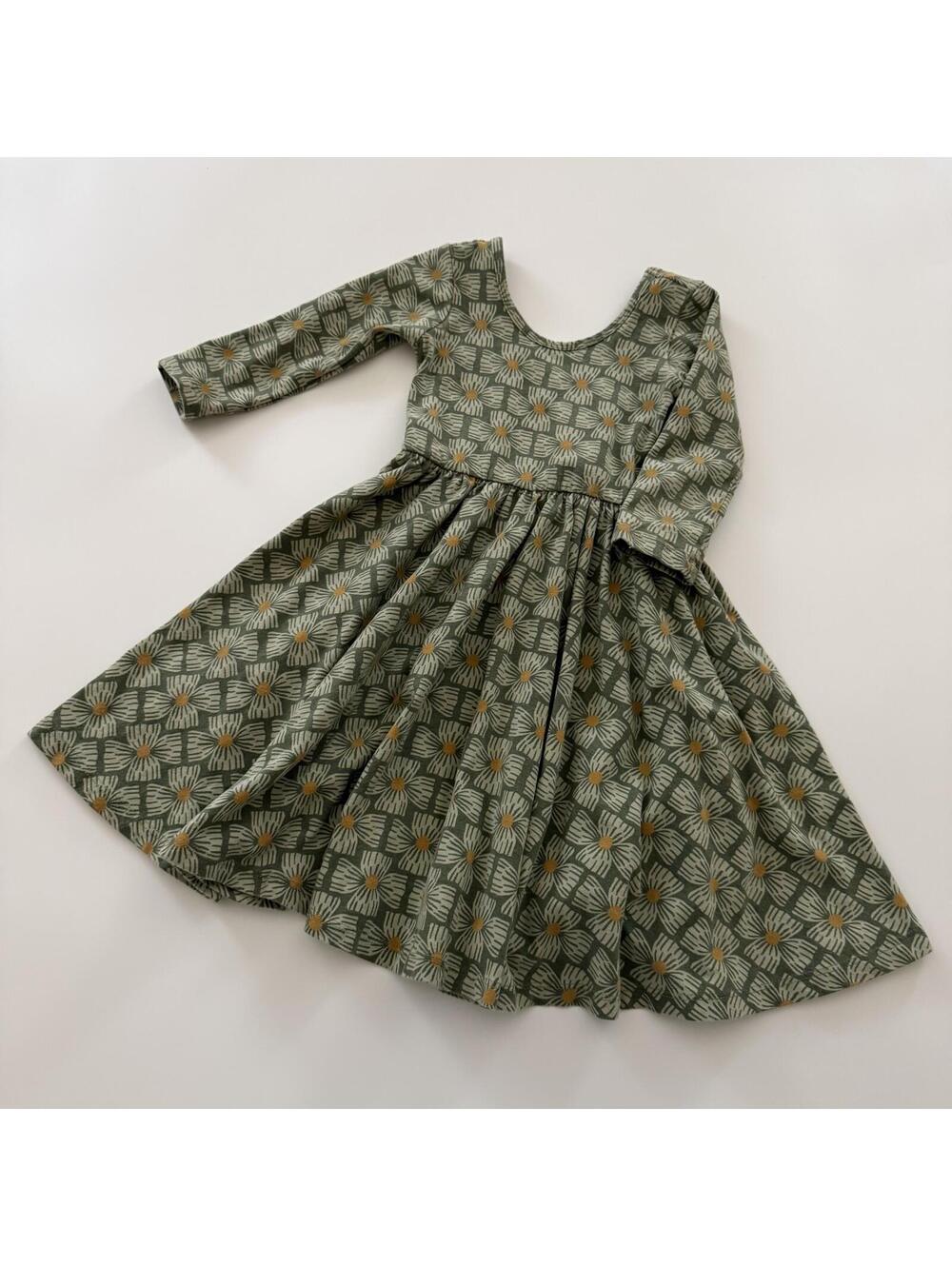 5t Alice + Ames Green Twirl Dress